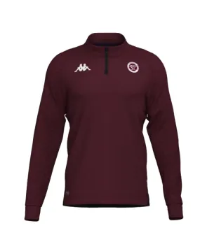 Sweat 1/4 Zip Bordeaux Bègles 2022/2023 Kappa - Boutique en Ligne Ô Rugby