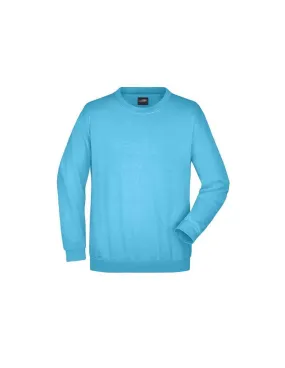 Sweatshirt épais molletonné à col rond pour Homme