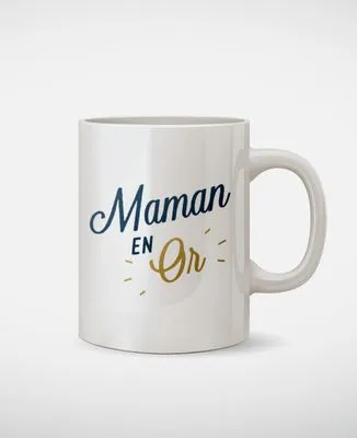 T-Shirt femme Maman en Or