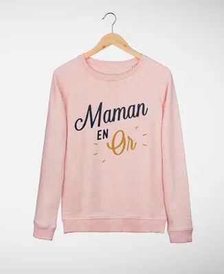 T-Shirt femme Maman en Or