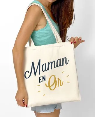 T-Shirt femme Maman en Or