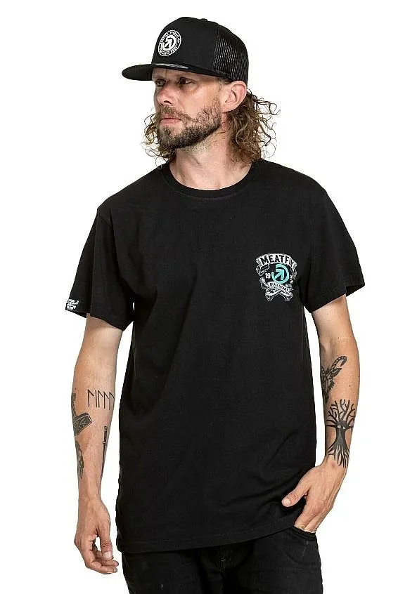T-shirt Meatfly Whiskey Boy - Black - men´s