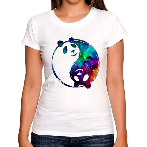 T-Shirt Panda  - Femme -  Yin Yang