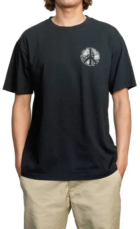 T-shirt RVCA Pascifist - Black - men´s