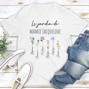 T-shirt Unisex Personnalisé - Le Jardin De Grand-Mère