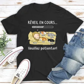 T-shirt Unisex Personnalisé - Réveil En Cours