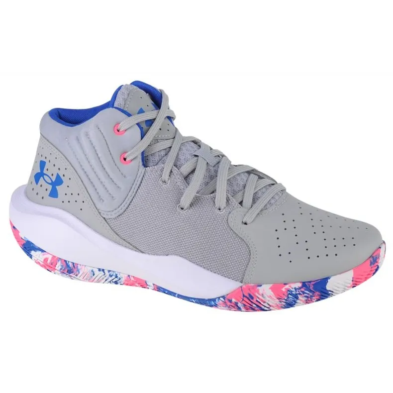 Under Armour Jet 21 M 3024260-109 chaussures de basket gris nuances de gris