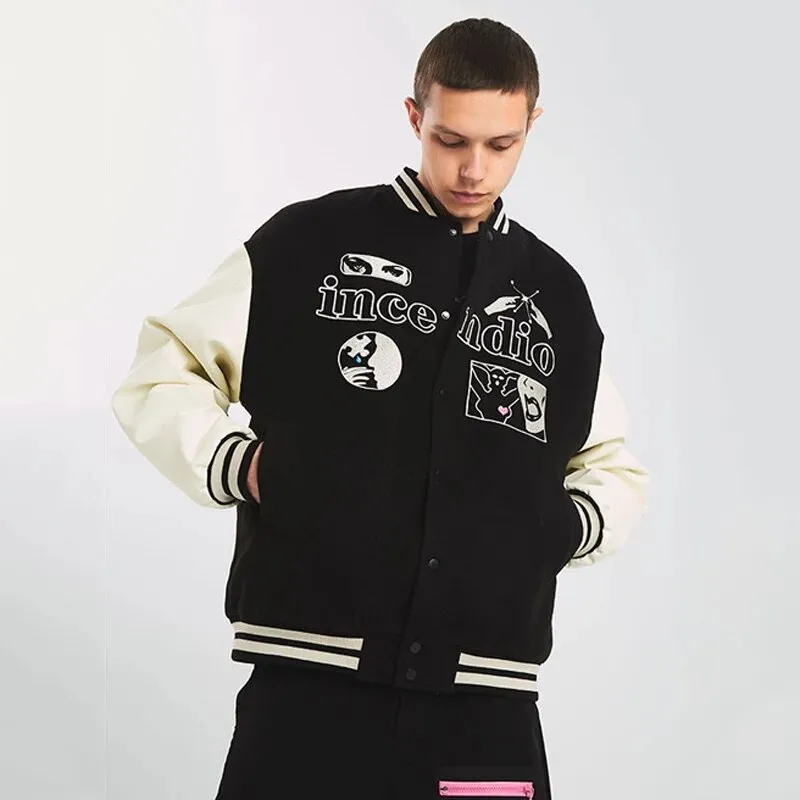 Varsity jacket noir